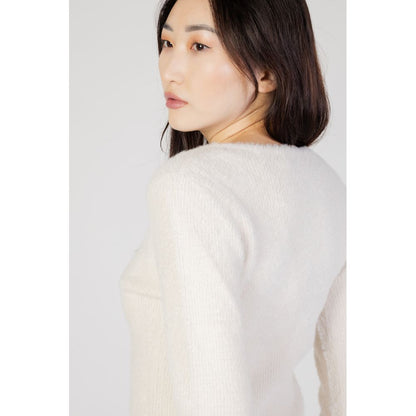 Cream Polyamide Sweater