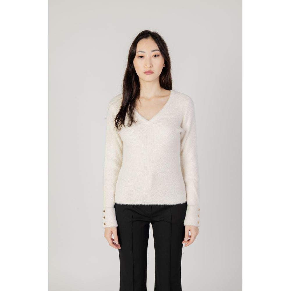 Cream Polyamide Sweater