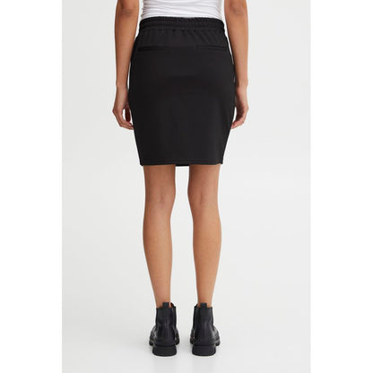 Black Polyester Skirt