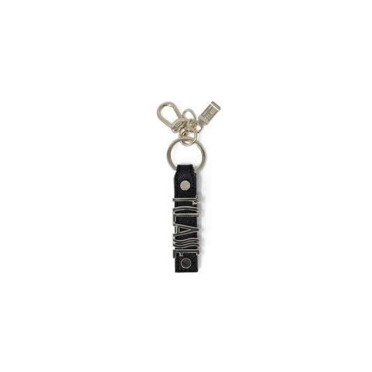 Black Leather Keychain