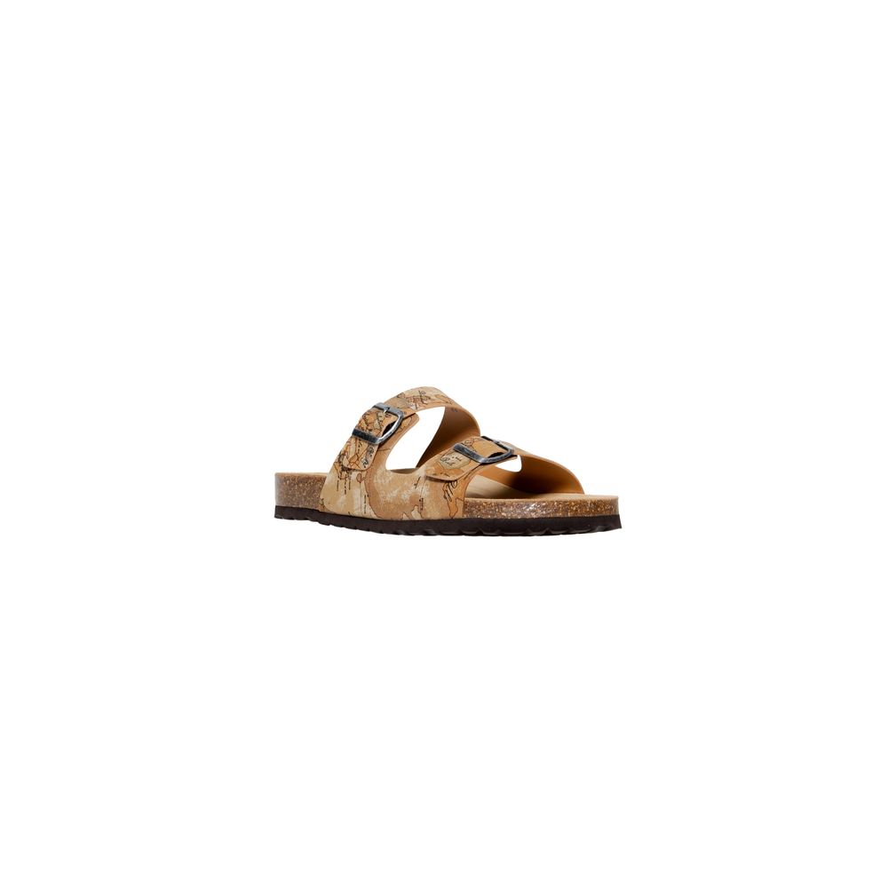 Beige Textile Sandal