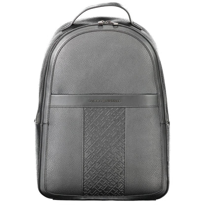 "Black Polyethylene Men Backpack"