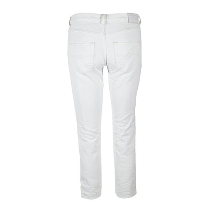 White Cotton Jeans & Pant