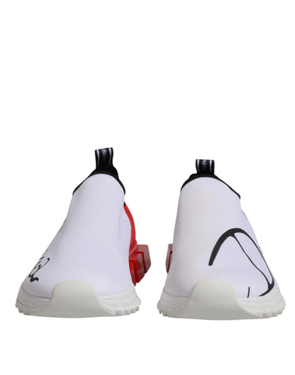 White Red Sorrento Sneakers Shoes