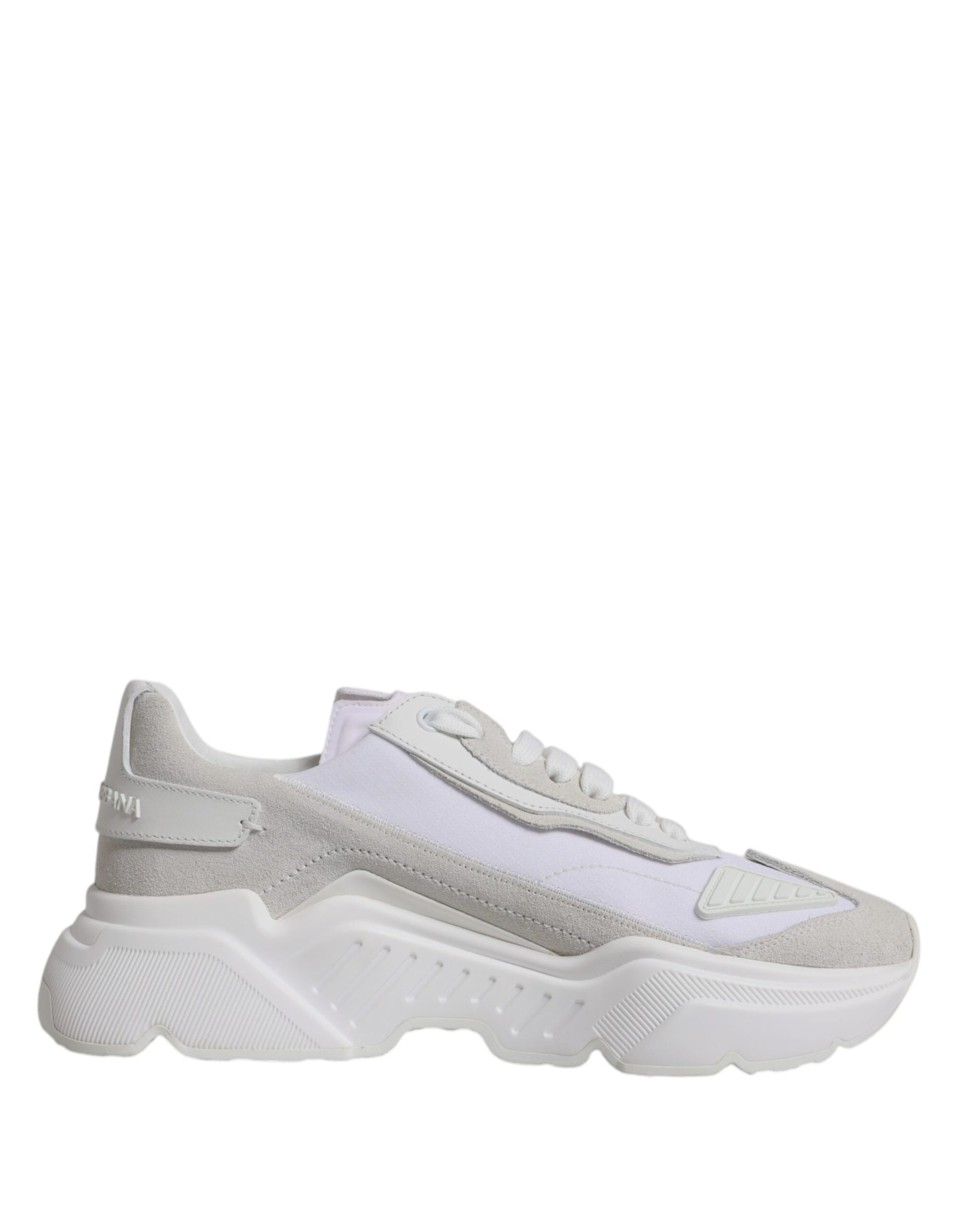 White Leather Daymaster Low Top Sneakers Shoes