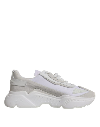 White Leather Daymaster Low Top Sneaker Shoes