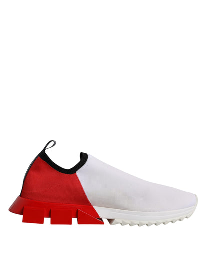 White Red Low Top Sorrento Men Sneaker Shoes