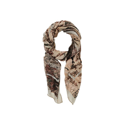 Beige Polyester Scarf