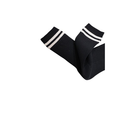 Black Cotton Sock