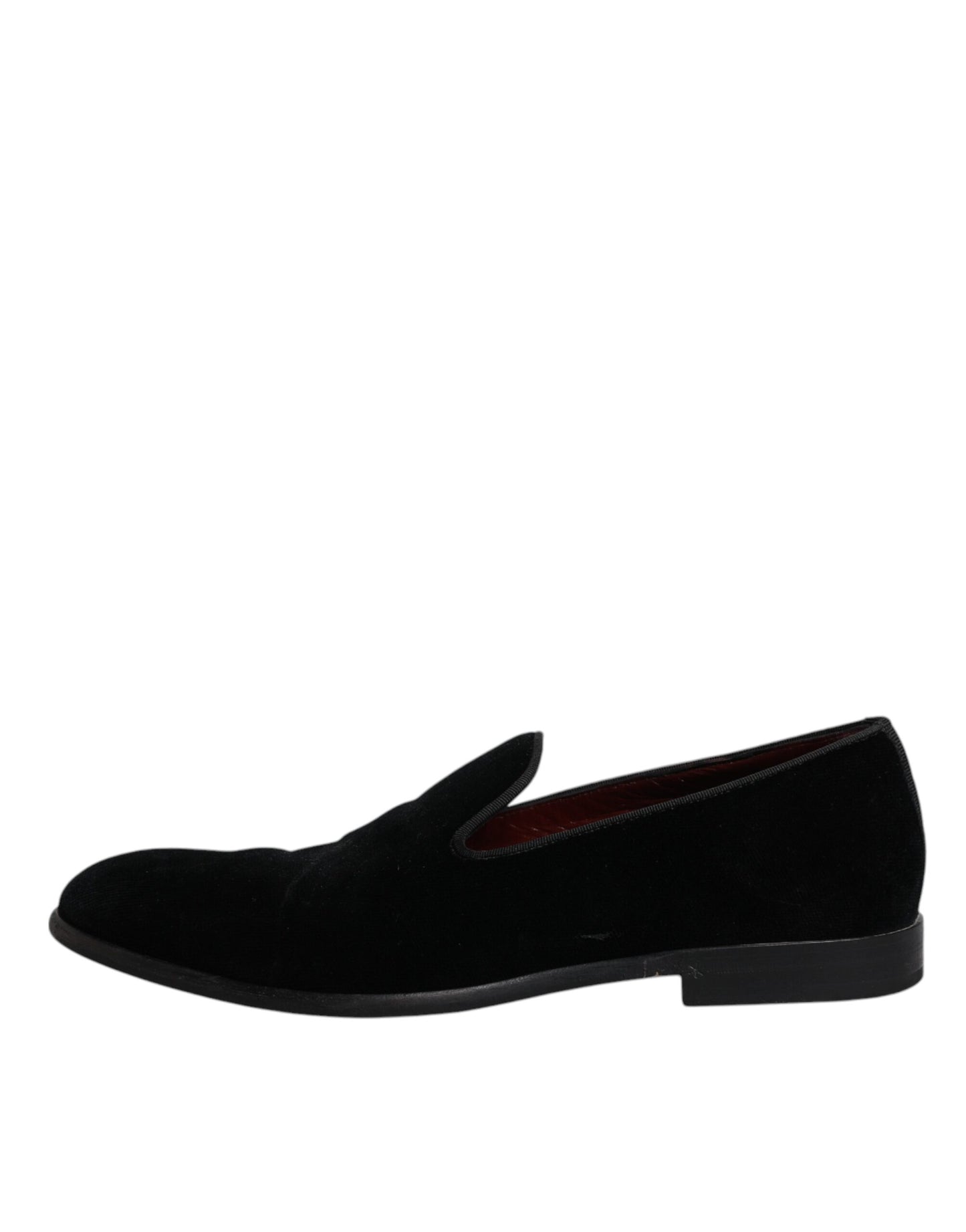 Black Velvet Loafers Formal Men Dress Shoes