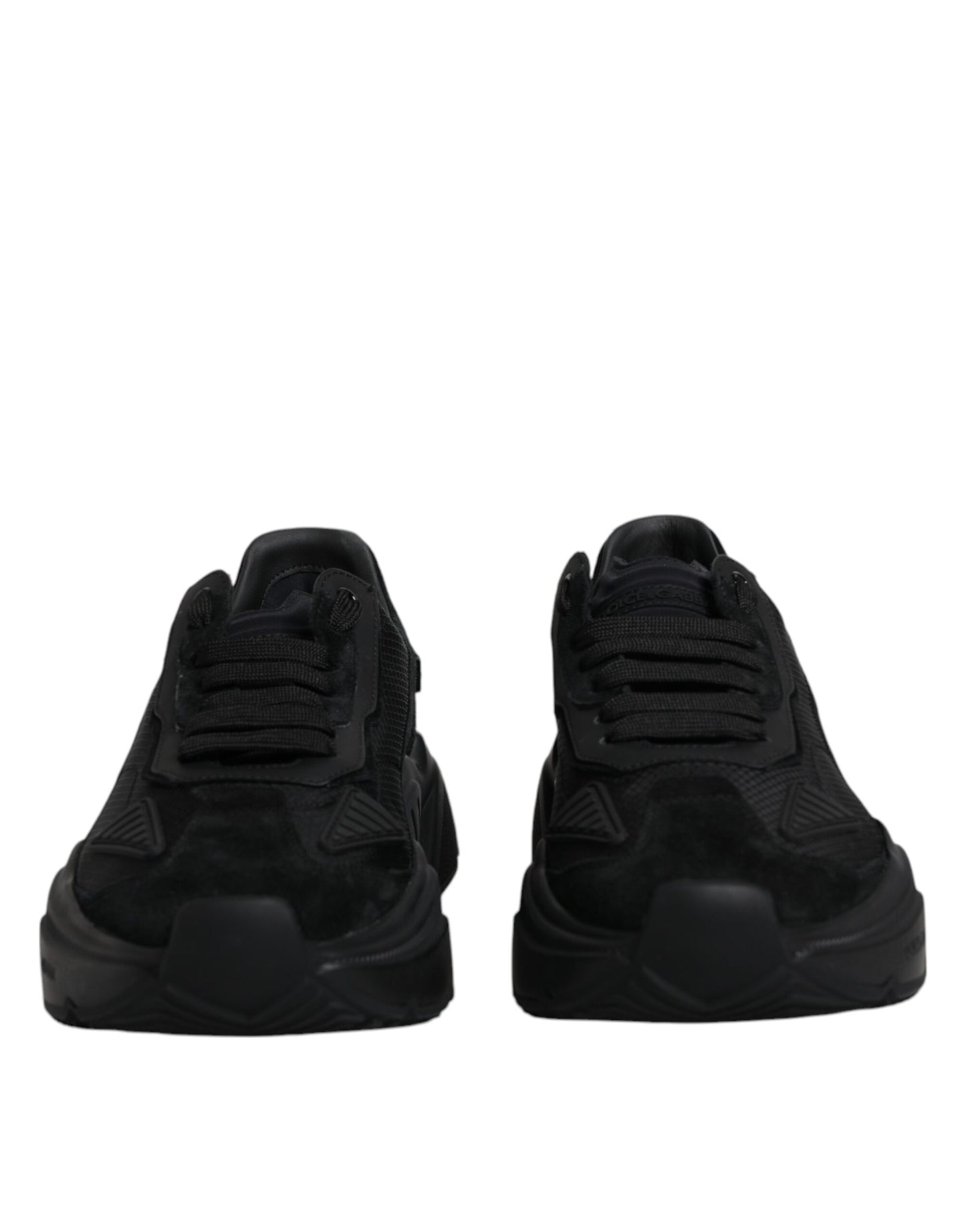 Black Leather Daymaster Low Top Sneakers Shoes