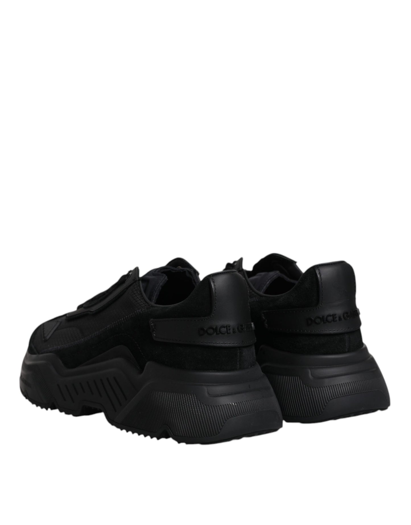 Black Leather Daymaster Low Top Sneakers Shoes