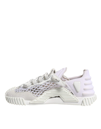 White Mesh NS1 Low Top Sports Sneaker Shoes