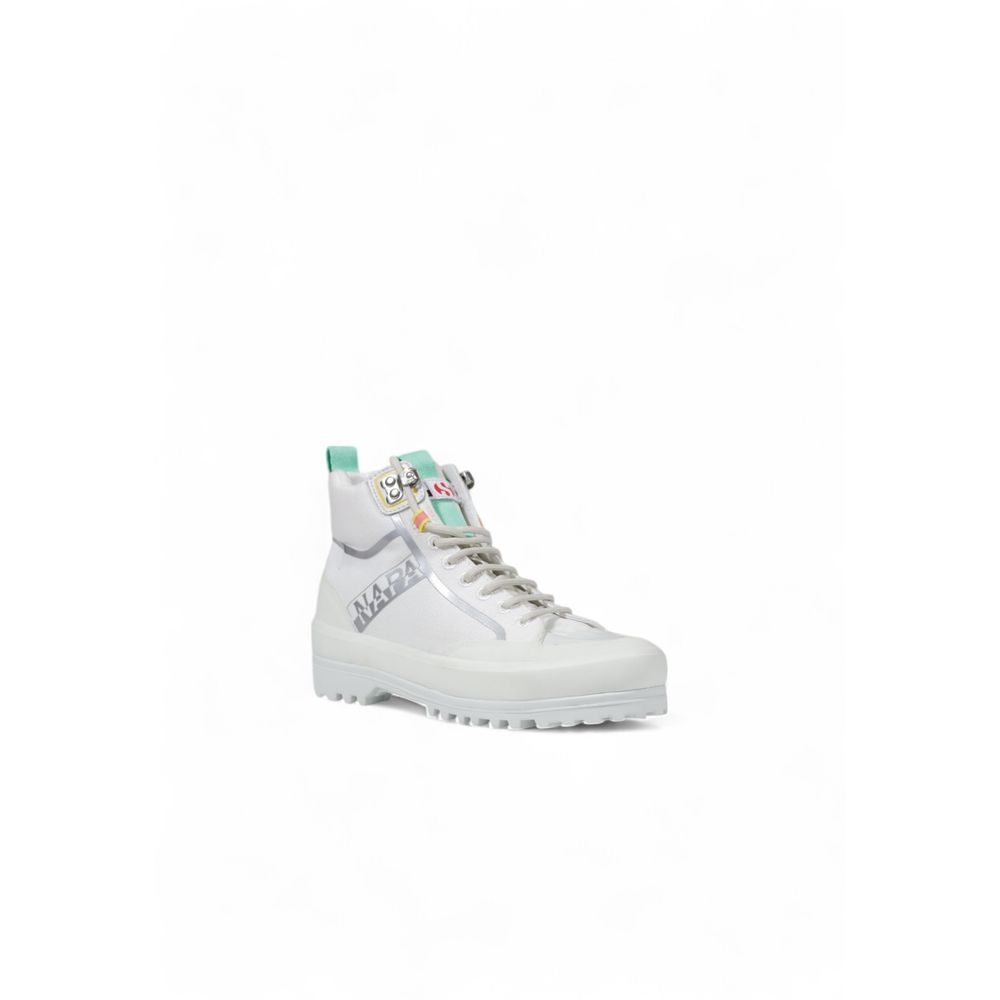 White Fabric Sneaker