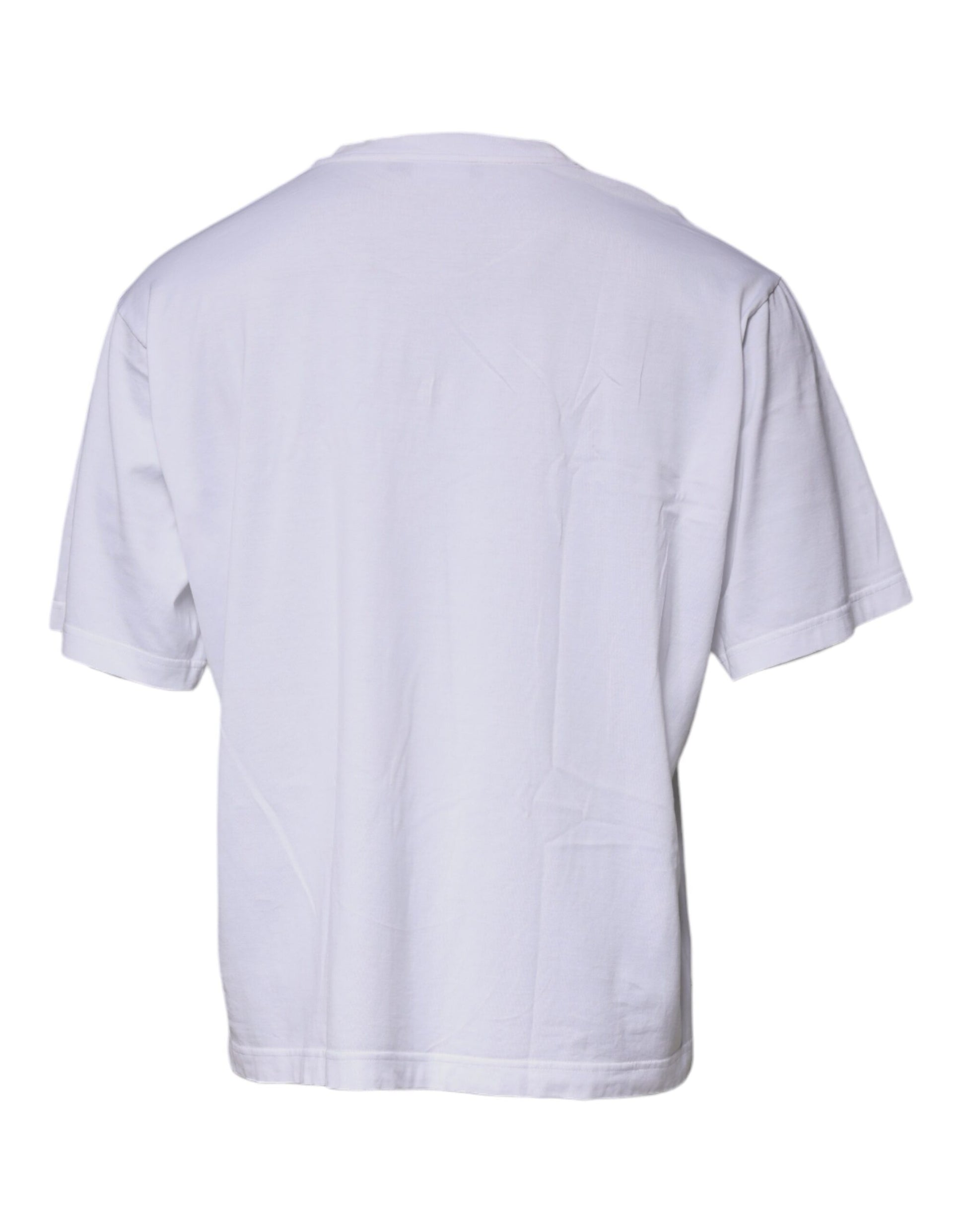 White DG Logo Crew Neck Short Sleeve T-shirt