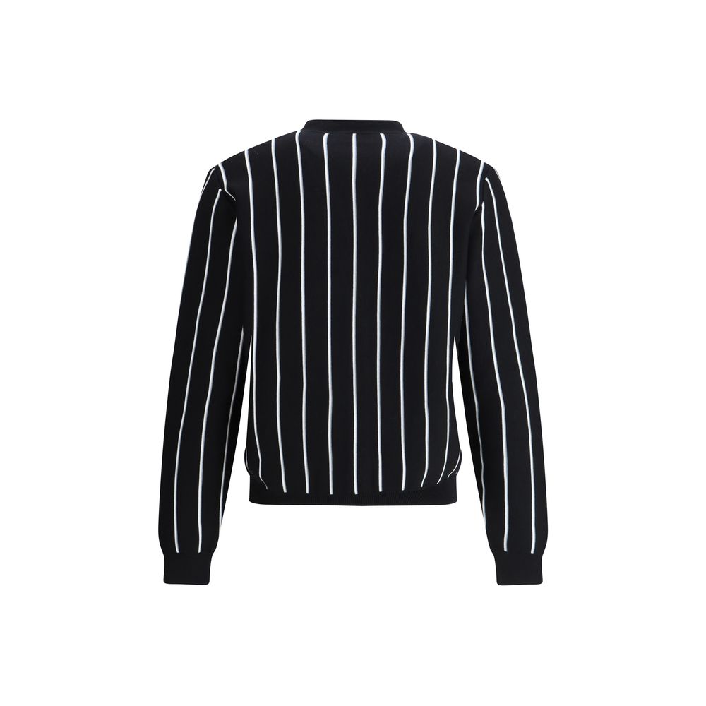 Wool Striped Cardigan