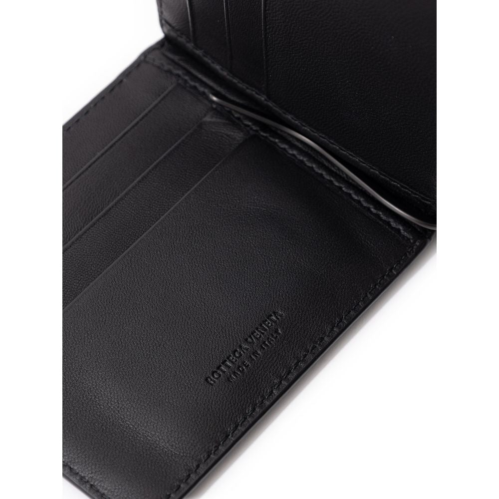 Black Leather Di Crocodile Wallet