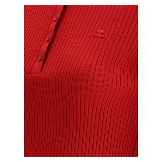 Ribbed design Polo Shirt