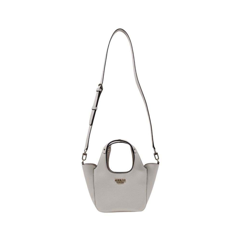 Cream Polyethylene Handbag