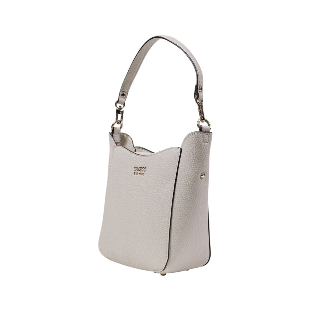 Cream Polyethylene Handbag