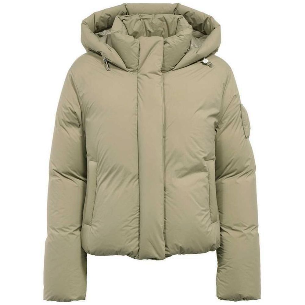 Green Nylon Jackets & Coat