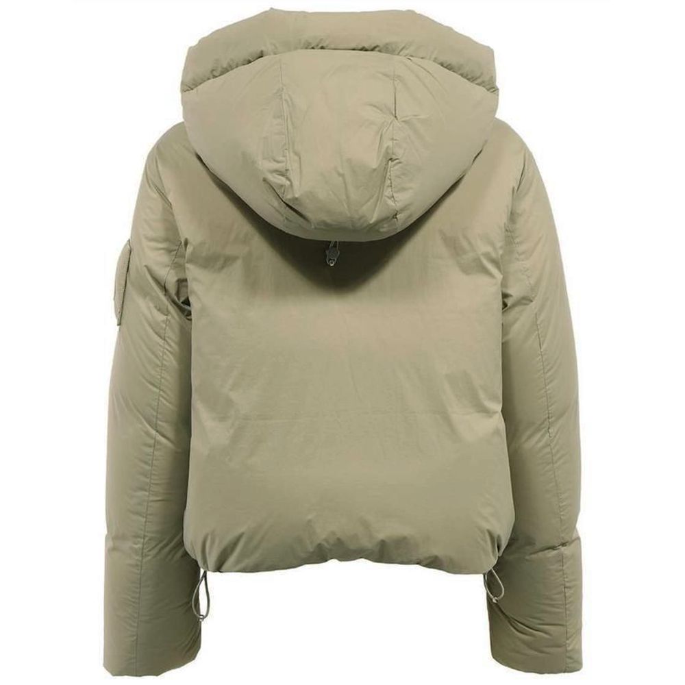 Green Nylon Jackets & Coat