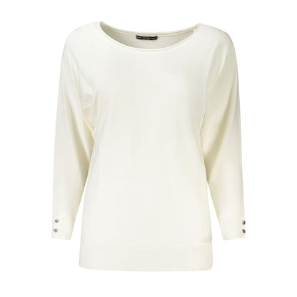 White Viscose Women Sweater