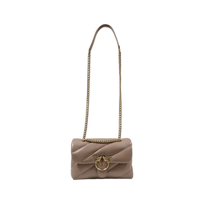 Beige Leather Handbag