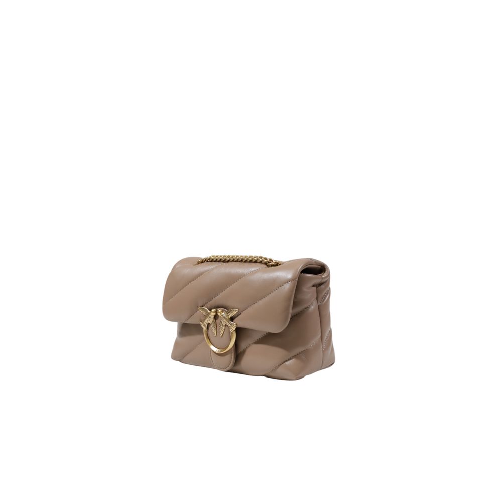 Beige Leather Handbag