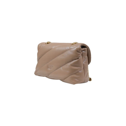 Beige Leather Handbag