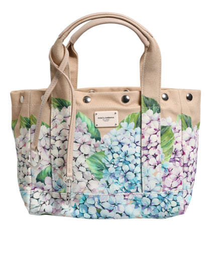 Multicolor Floral Canvas TANIA Top Handle Tote Bag