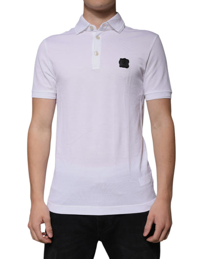 White Collared Short Sleeves Polo T-shirt