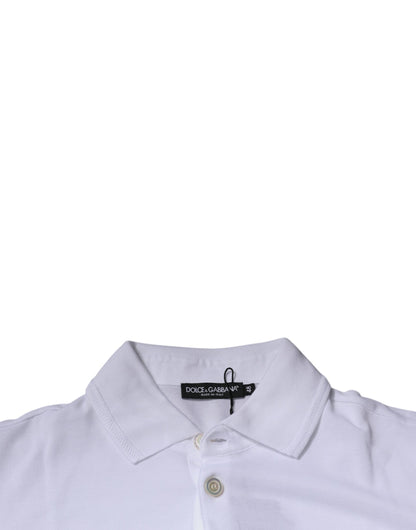 White Collared Short Sleeves Polo T-shirt