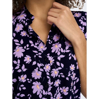 Purple Viscose Shirt