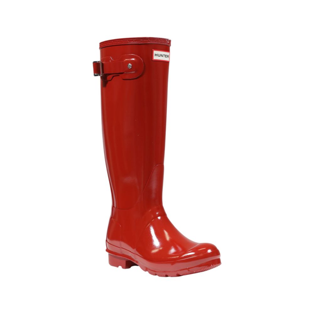 Red Recycled Polyester Boot