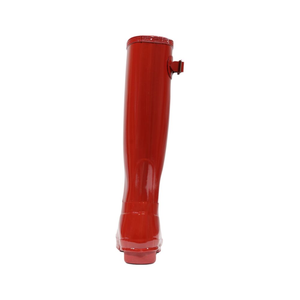 Red Recycled Polyester Boot