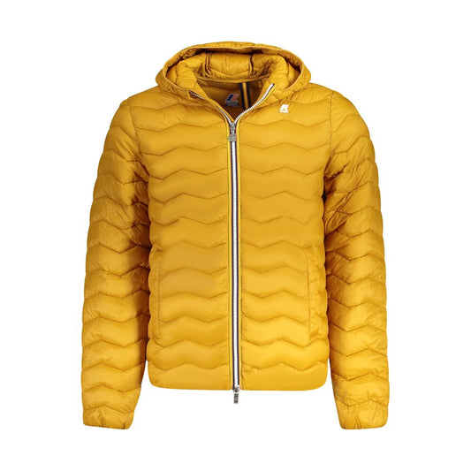 Yellow Polyamide Men Jacket