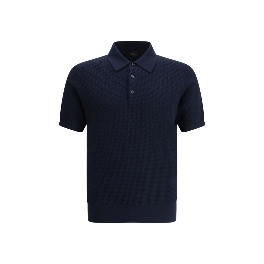 Polo Shirt with woven pattern.