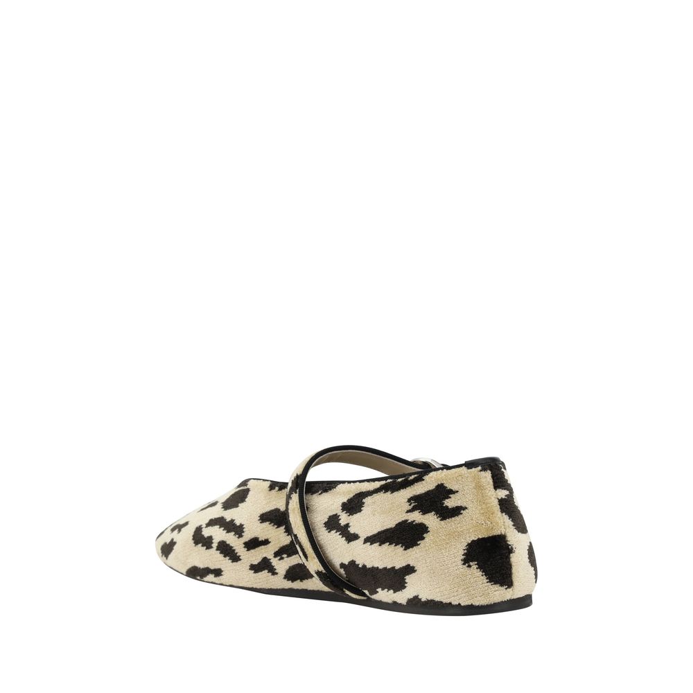 Leopard Stella Ballerinas