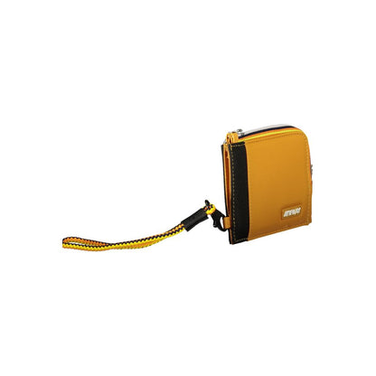 Yellow Polyamide Men Wallet