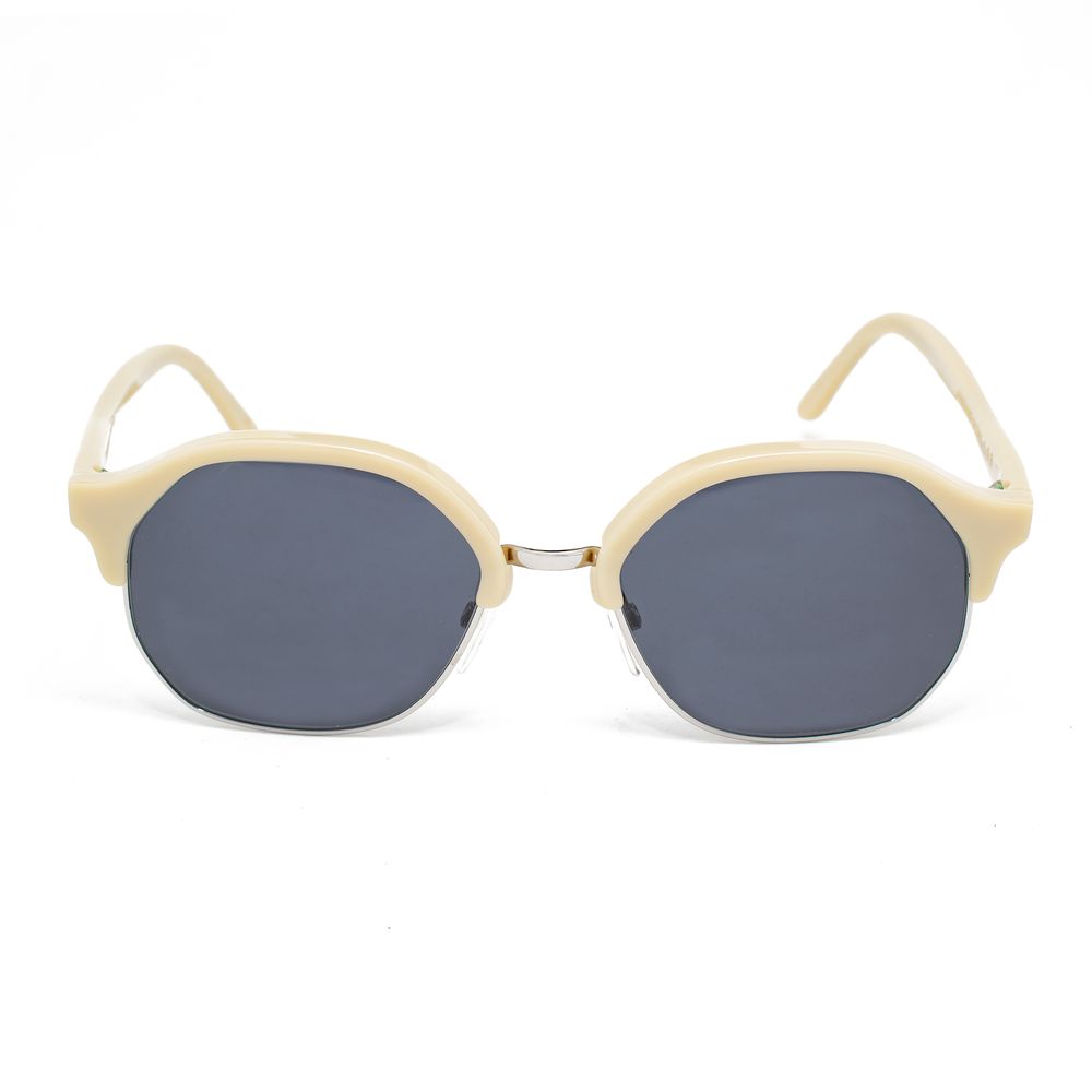 White Acetate Sunglasses