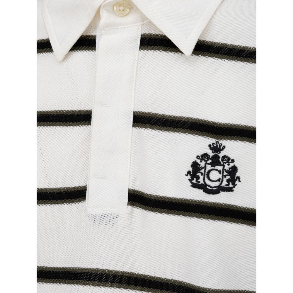 White Cotton Polo Shirt