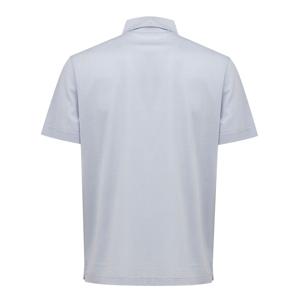 Light Blue Cotton Polo Shirt