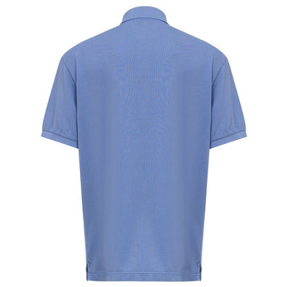 Light Blue Cotton Polo Shirt