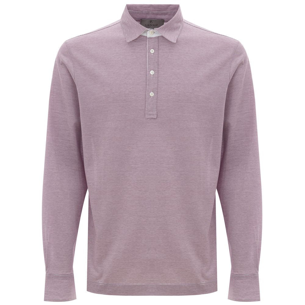 Pink Cotton Polo Shirt