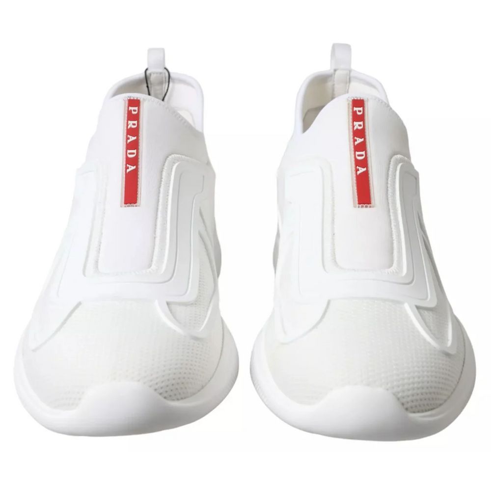 White Nylon Sneaker