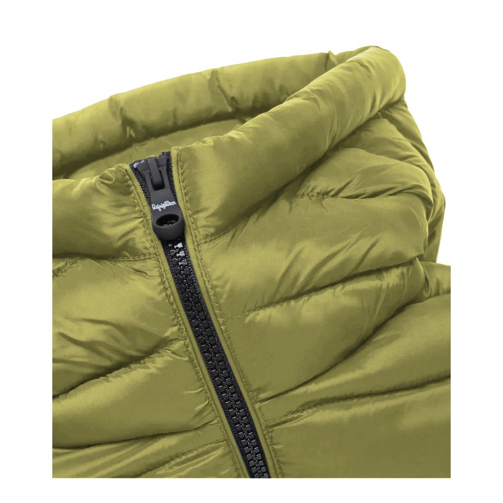 Green Nylon Jackets & Coat