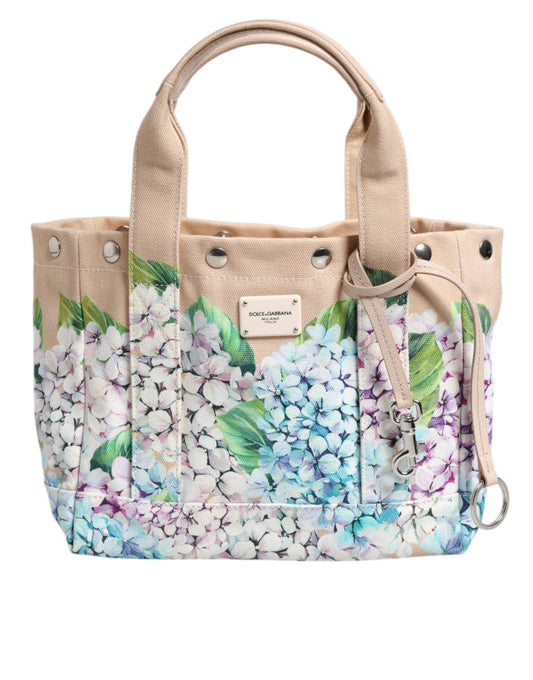 Multicolor Floral Canvas TANIA Top Handle Tote Borse Bag