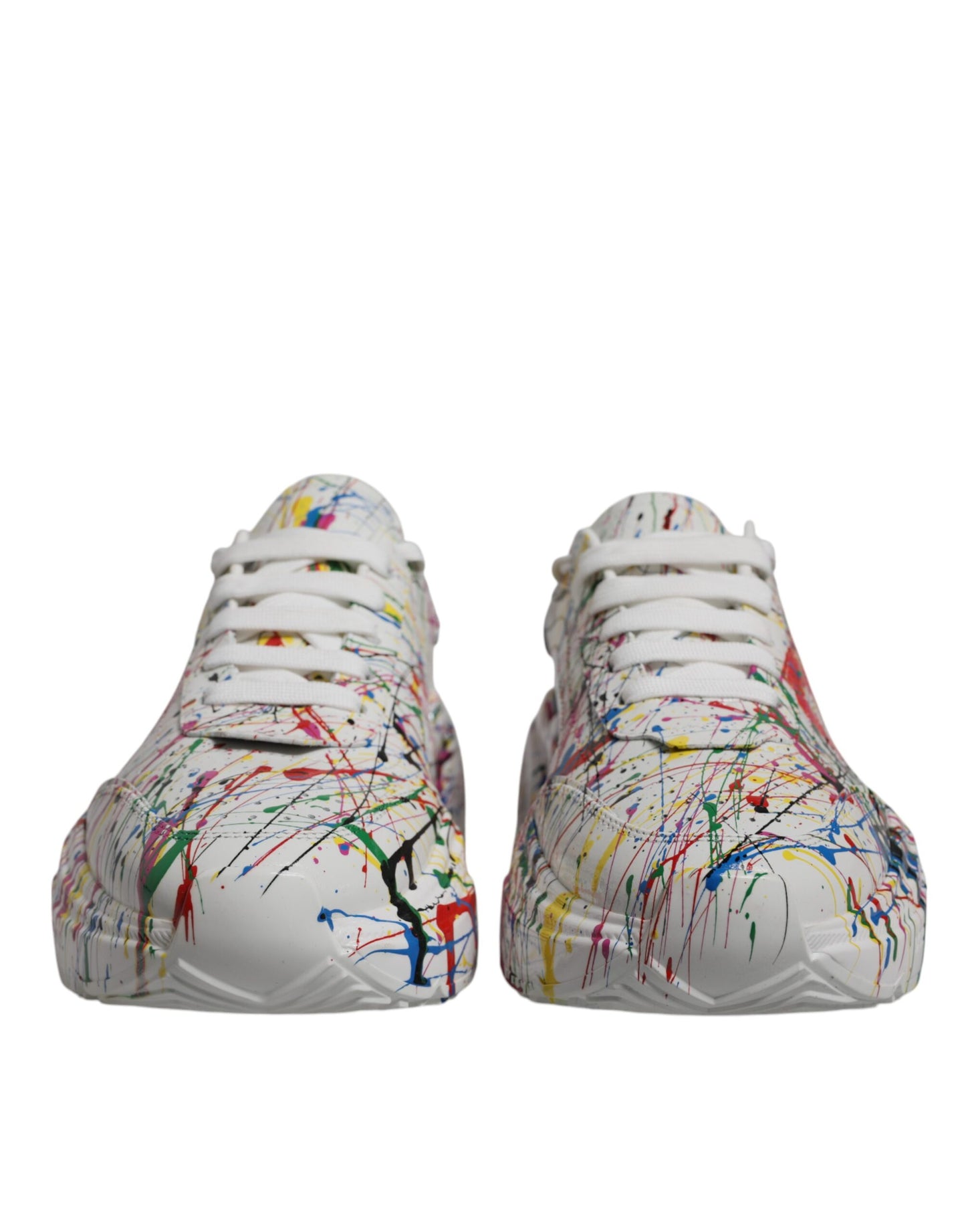 White Daymaster Hand Painted Sneakers Shoes