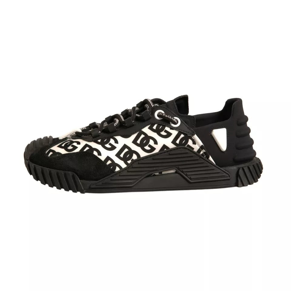 Black Logo Lace Up Low Top NS1 Sneakers Shoes